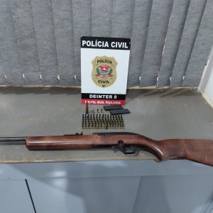 Polícia Civil de Pauliceia prende em flagrante uma mulher por posse irregular de arma